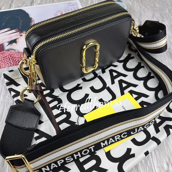 Marc Jacobs The Mixed Media Snapshot Crossbody Bag - Picture 6 of 12